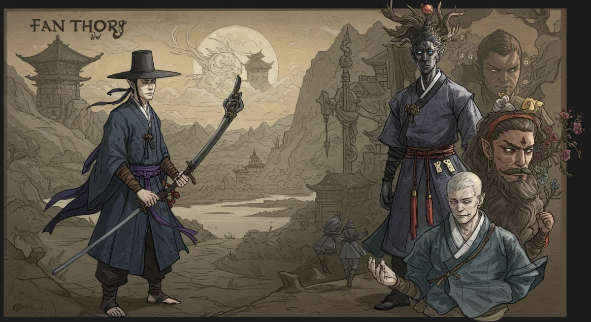 Conceptual art illustrating a fan theory about Naksu's merged identity in Alchemy of Souls' next phase.