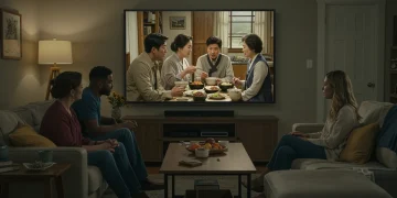 American audience captivated by K-Drama family scene, understanding cultural nuances.