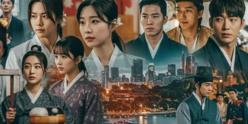 Vibrant K-drama collage symbolizing growing Korean cultural influence in American media