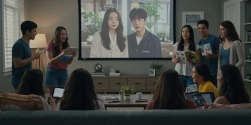 American youth engrossed in K-drama, sparking language learning interest