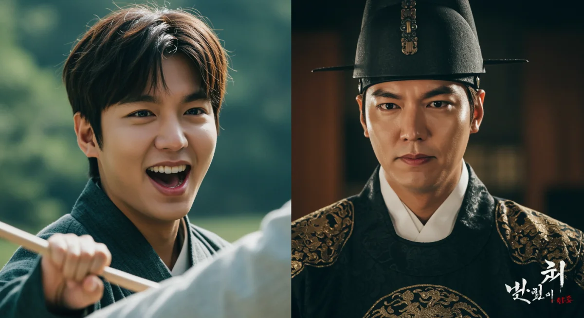 Lee Min-ho's acting journey from a youthful role to a mature, complex character.