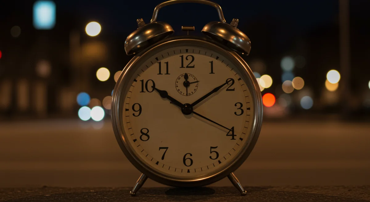 Vintage clock showing 11:11, suggesting a critical time in Lovely Runner's plot.