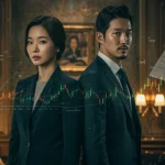 My Demon main characters with financial data overlay, symbolizing season 2 contract analysis