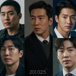 Seven versatile Korean drama actors in a dynamic collage, representing their diverse roles and impact in 2025.