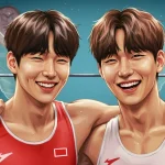 Kim Bok-joo and Jung Joon-hyung smiling, symbolizing their enduring love and athletic careers, for 'Weightlifting Fairy Kim Bok-joo' theories.