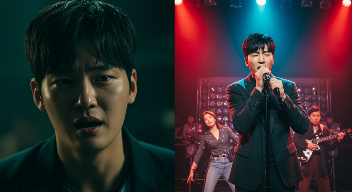 K-Drama actor performing on Broadway stage