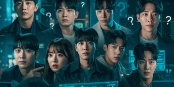 Collage of K-drama characters in suspense, representing 2026 cliffhangers