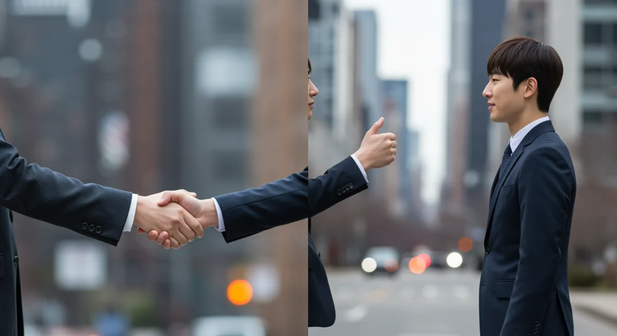 Comparison of American and K-drama inspired social greetings